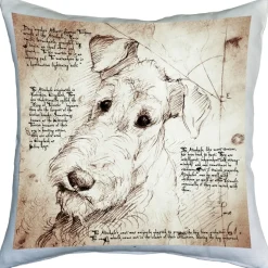 Airedale Terrier 17x17 Dog Pillow