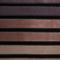 Amethyst Stripes Textured Velvet Throw Pillow 12x20