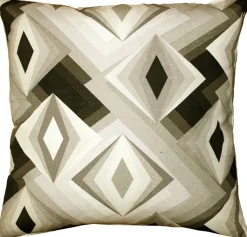 Asscher Cut Throw Pillow 17x17