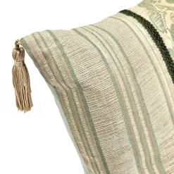 Barada Damask Stripes Throw Pillow 18x18