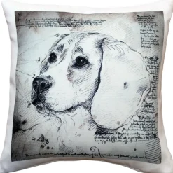Beagle 17x17 Dog Pillow