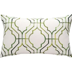 Biltmore Gate Green Throw Pillow 12x20