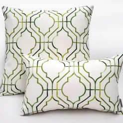 Biltmore Gate Green Throw Pillow 12x20