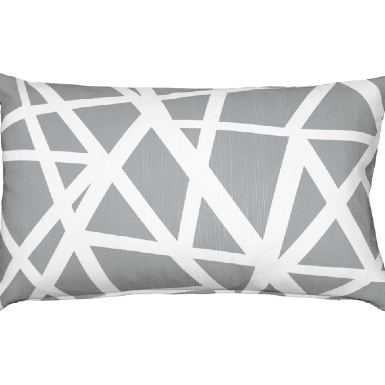 Bird's Nest Gray Throw Pillow 12x19