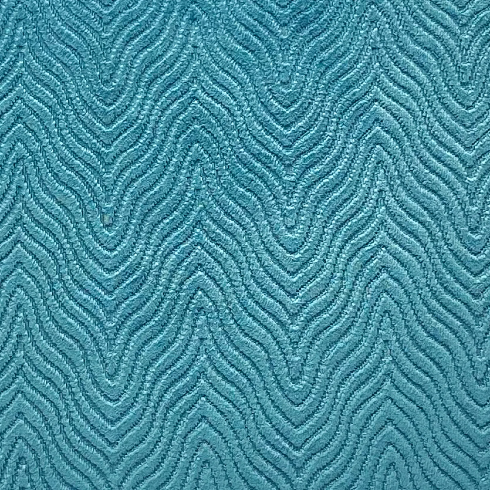 Blue Wave Velvet Throw Pillow 18x18