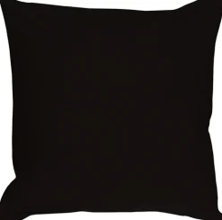 Caravan Cotton Black 23x23 Throw Pillow