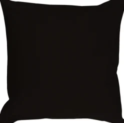 Caravan Cotton Black 18x18 Throw Pillow