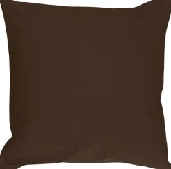 Caravan Cotton Brown 20x20 Throw Pillow