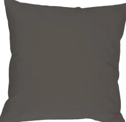 Caravan Cotton Dark Gray 20x20 Throw Pillow