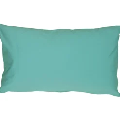 Caravan Cotton Turquoise 12x19 Throw Pillow