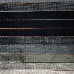Carbon Stripes Textured Velvet Throw Pillow 12x19