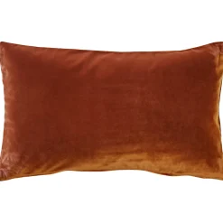 Castello Cinnamon Velvet Throw Pillow 12x20