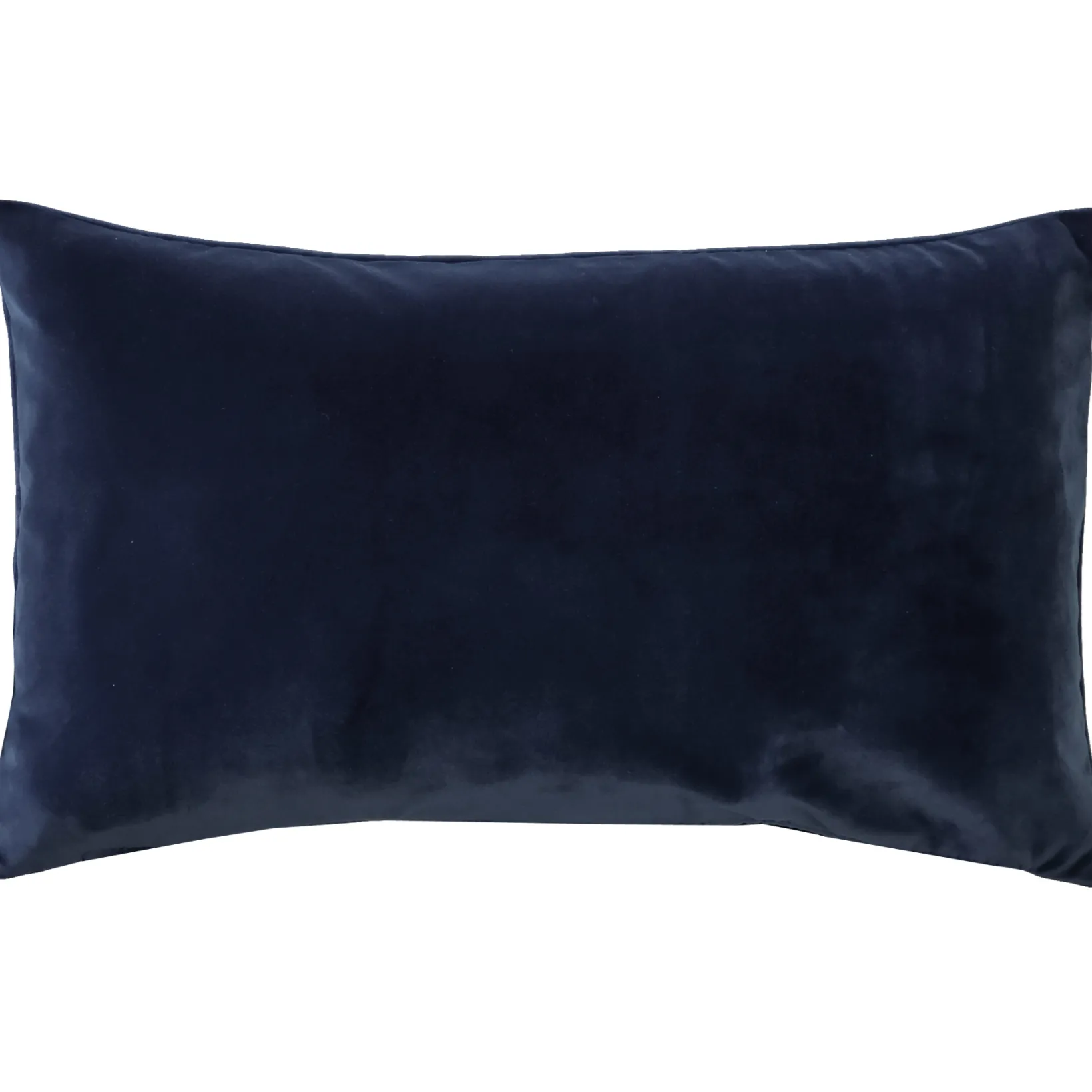 Castello Midnight Blue Velvet Throw Pillow 12x20