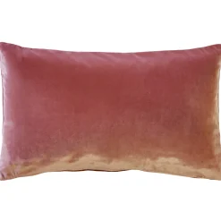 Castello Rose Blush Velvet Throw Pillow 12x20