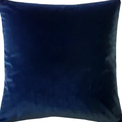 Castello Royal Blue Velvet Throw Pillow 20x20
