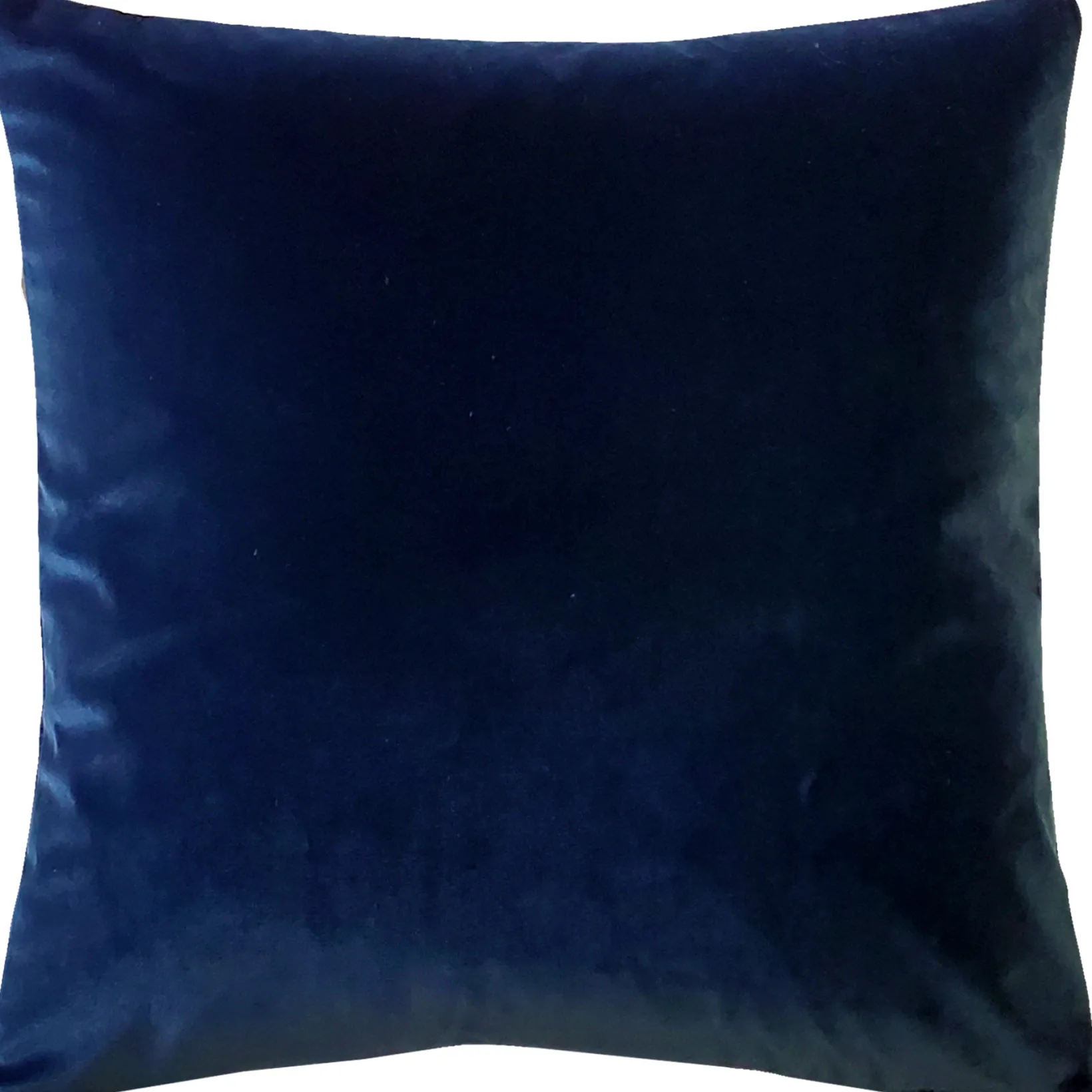 Castello Royal Blue Velvet Throw Pillow 20x20