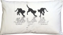 Cat Reflection 12x19 Throw Pillow