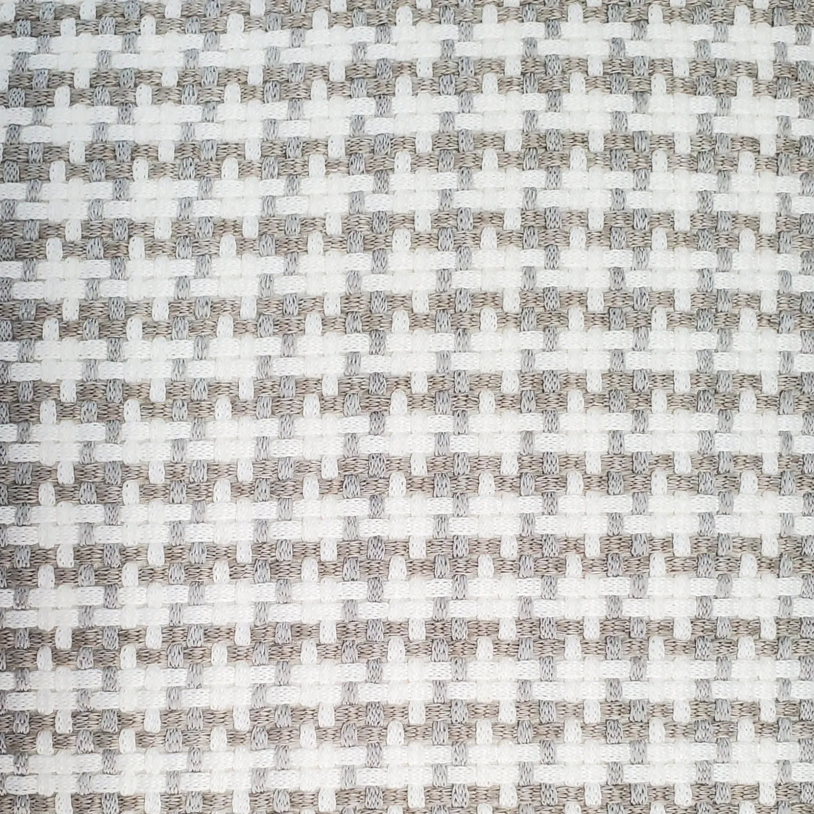Coco Jicama Houndstooth Outdoor Throw Pillow 12x19