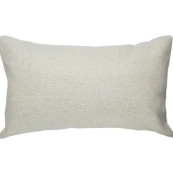 Cream Broad Weave 12x20 Throw Pillow