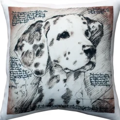 Dalmatian 17x17 Dog Pillow