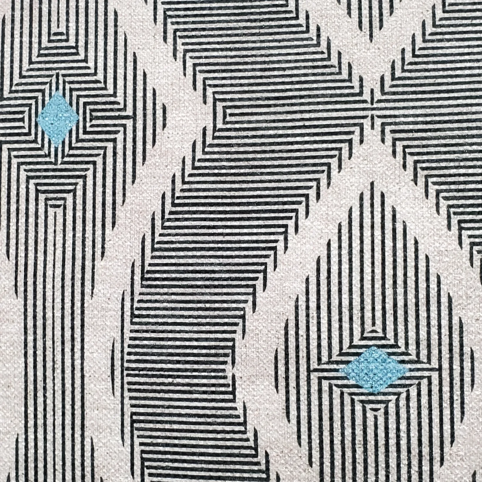 Desmond Blue Diamond Pillow 19x19