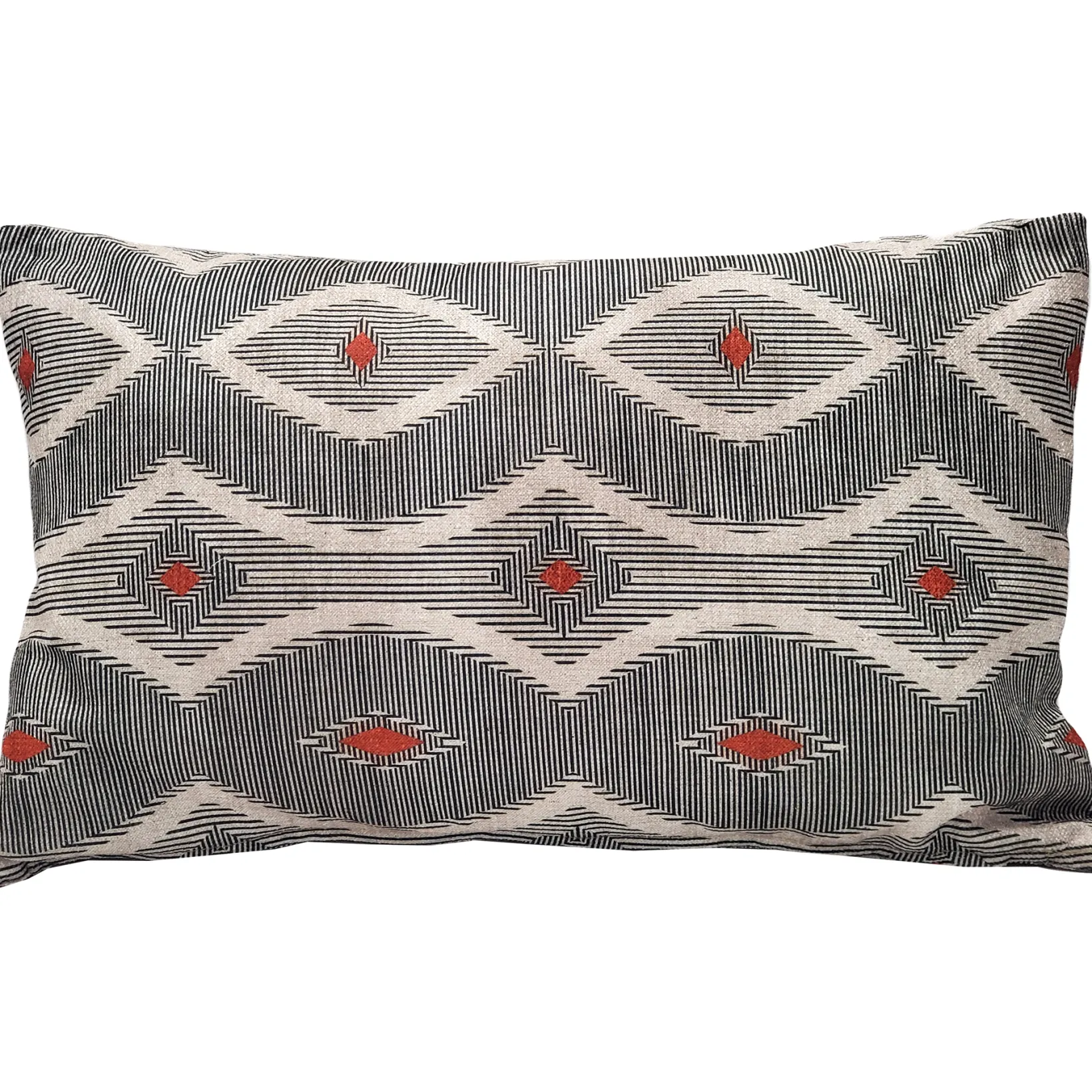 Desmond Red Diamond Pillow 12x20