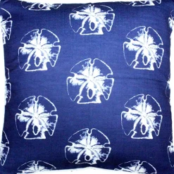 Hilton Head Sand Dollar Large Pattern Pillow 26x26