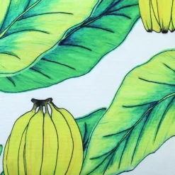 Karalina Banana Jungle Throw Pillow 20x20