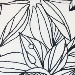 Karalina Pen and Ink Flowers Throw Pillow 20x20