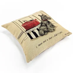 Knightsbridge Scottie Fashion Tapestry Throw Pillow 19x19