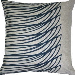 Kukamuka Meri Blue Throw Pillow 19x19