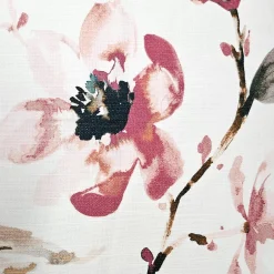 Magnolia Watercolor Blush Pink Romantic Pillow 22x22