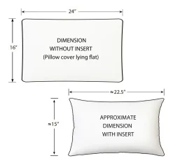 Mancini Medallion Embroidered Throw Pillows 16x24