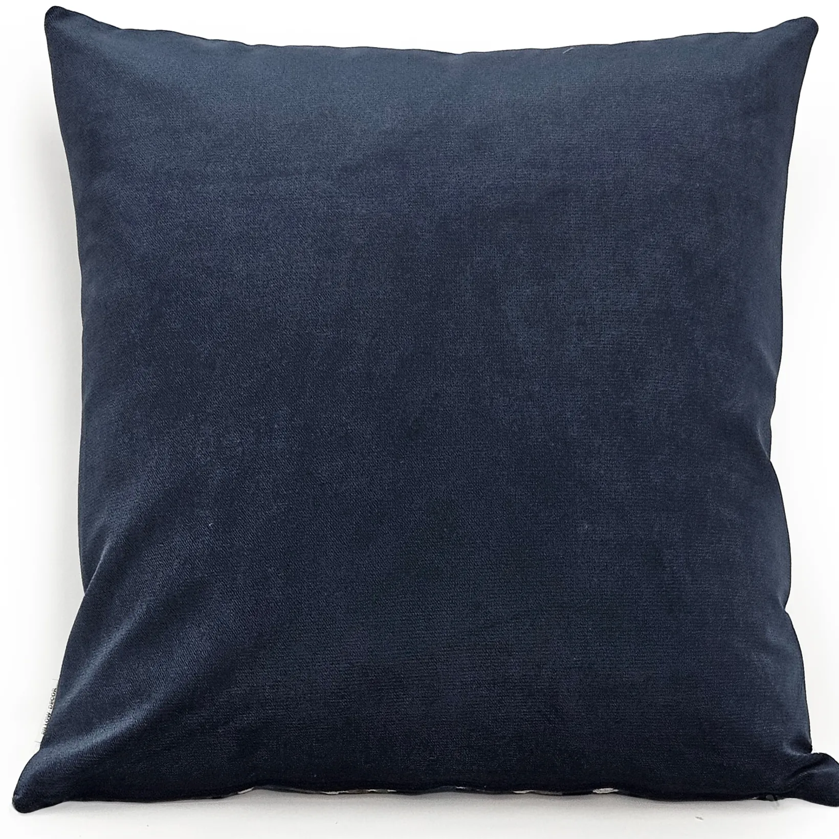 Mod Grid Aqua Velvet Throw Pillow 21x21