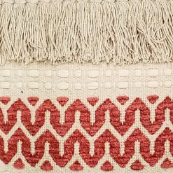 Ojai Red Bohemian Pillow 20x20