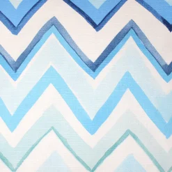 Pacifico Stripes Blue Throw Pillow 20X20