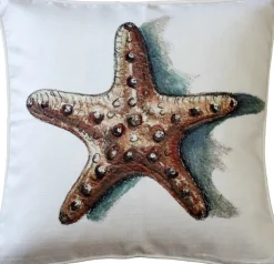 Ponte Vedra Star Fish Throw Pillow 20x20