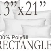Rectangular 13"x21" Polyfill Pillow Insert