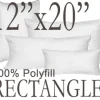 Rectangular 12"x20" Polyfill Pillow Insert