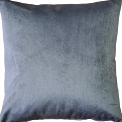 Robert Aluminum Stripe Velvet Pillow 22x22