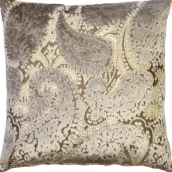 Rochelle Owl Paisley Velvet Pillow 20x20