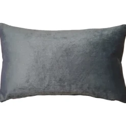 Rockefeller Lava Red Velvet Throw Pillow 12x20