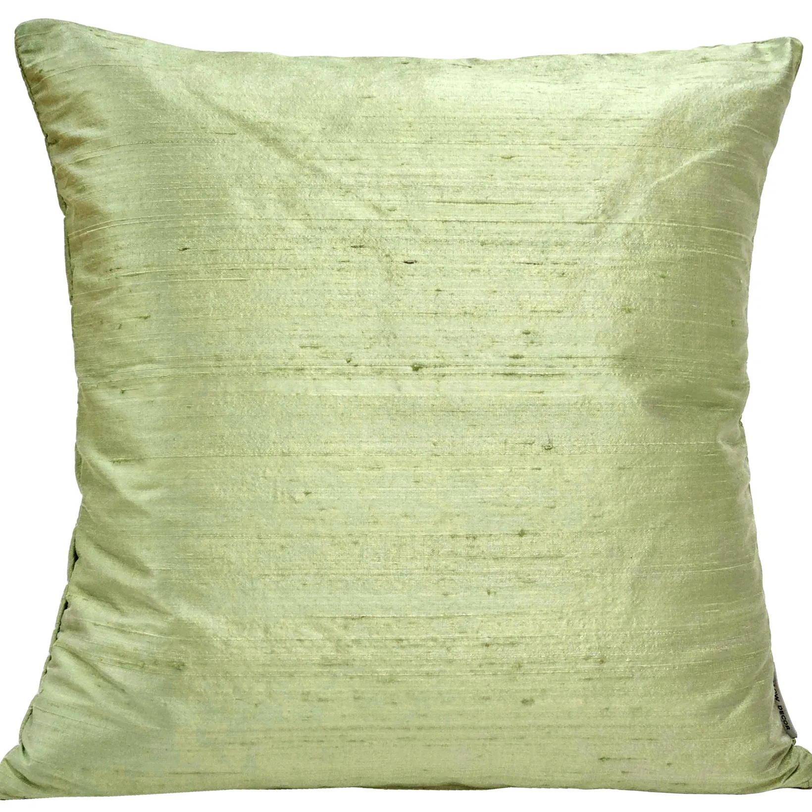 Sankara Laurel Mint Silk Throw Pillow 16x16