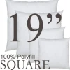 Square 19"x19" Polyfill Pillow Insert