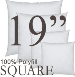 Square 19"x19" Polyfill Pillow Insert