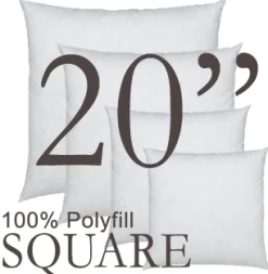 Square 20"x20" Polyfill Pillow Insert
