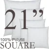 Square 21"x21" Polyfill Pillow Insert
