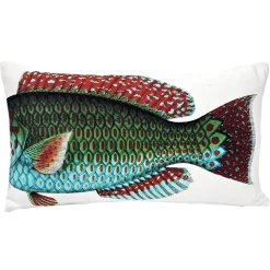 Stareye Parrot Fish Pillow 12x19