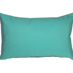 Sunbrella Aruba Turquoise 12x19 Outdoor Pillow
