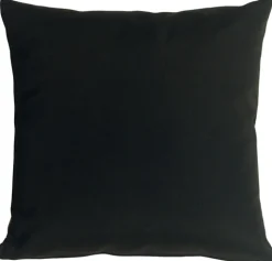 Sunbrella Black 20x20 Outdoor Pillow